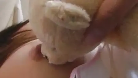 Teddy Bear Wakes Up The Woman - So She Can Get A Good Fuck