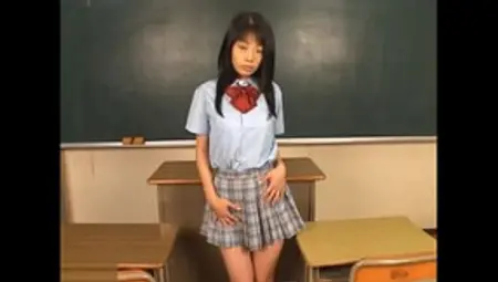 Nice Teen Aya Seto Classroom Pussy Stimulation