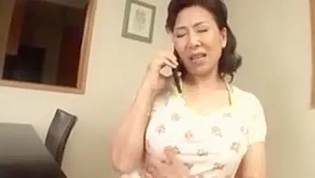 Japanese Mom Caught By Stepson