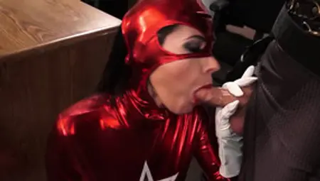 Sexy Superhero Is Here To Get Fucked