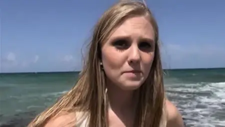 Amateur Teen Picked Up On The Beach And Fucked In A Van