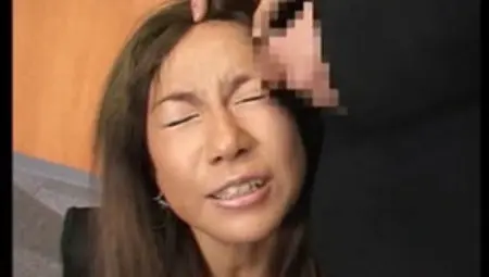 Asian Bukkake Face Full Of Cum