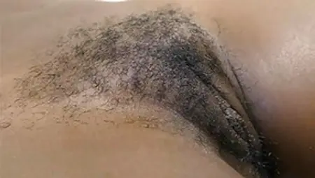 Beautiful Short-haired Black Pussy Creampied