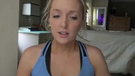 Sexy Blonde Lactating