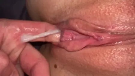 POV: He Licked Out His Own Cum Squirting Out From My Sweet Pussy - Eating His Own Creampie Dessert