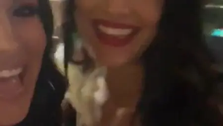Nikki Bella Nipple Slip In Selfie With Brie Bella.