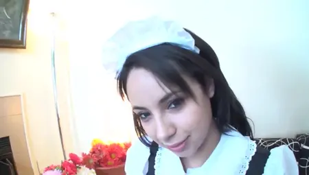 Sexy Latina Maid Takes Creampie From Asian Guy