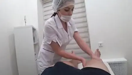 Lusty Nurse Oral Sex