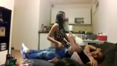 Homemade Orgy At Party