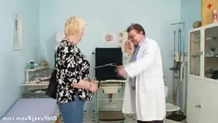 Chubby Mature Bozena Goes To Her Gynecologist