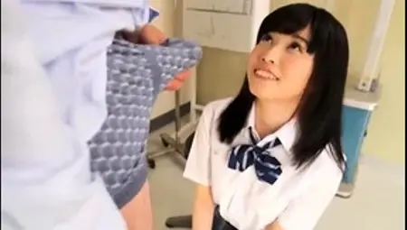 Uniform Japanese Girls Kiss