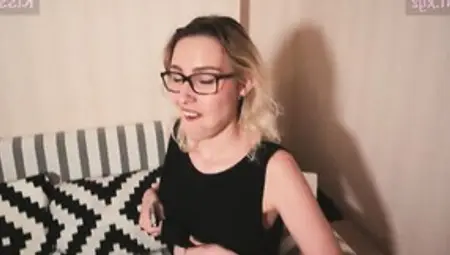 Housewife With Glasses Turns Into A Sex-craving Hussy Once Her Lover Whips Out His Big Cock