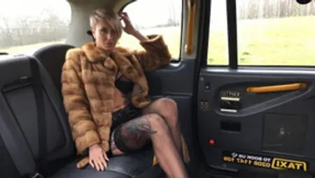 Short Haired Tattooed Blonde Fucked - Fake Taxi