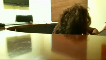 Ebony Job Interview With Blowjob & Dick Riding