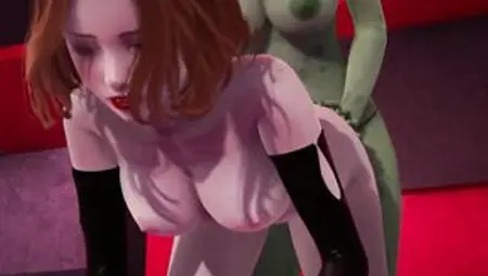 Black Widow Getting Strapon Fucked By Poison Ivy - Superhero 3D Hentai.