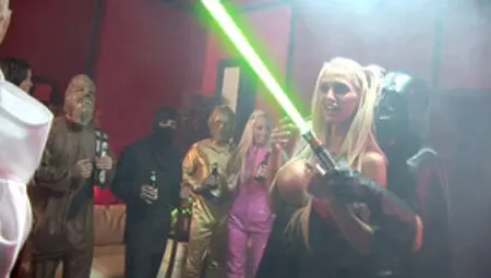 Nerdy Star Wars Porn Orgy With Big-boobed Babes