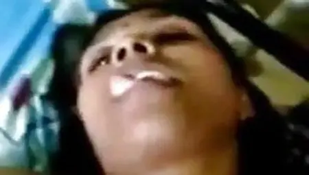 Unsatisfied Indian Desi Tamil Woman Seducing With Tongue