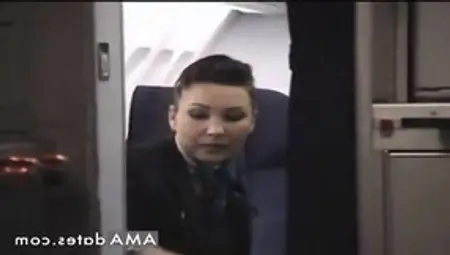 Air Hostess Flashing Awesome Tits And Ass  To Colleagues