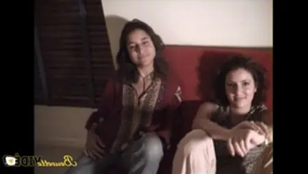 Michaelle And Emilie, Two Little Arab Girls In Sensual Threesome