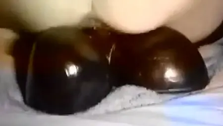 Balls Deep Huge Dildo Insertion Segment