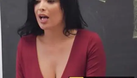 Brazzers - Hawt Teacher Anissa Kate Uses Bbc To Demonstrate Sex Ed