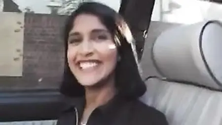 British Indian Chick Gets Picked Up And Fucked