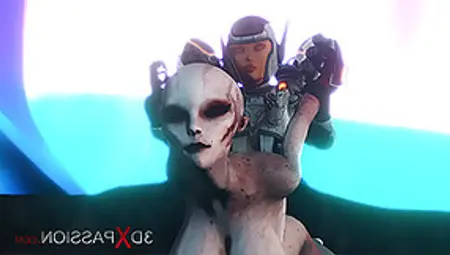 Female Alien Fucked Hard By Sci-fi Explorer On The Exoplanet