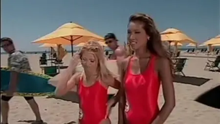 Lifeguard Babes In Swimsuits Have Lesbian Sex