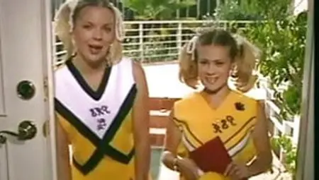 Cheerleaders Kristi And Teri Starr Threesome