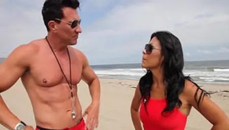 Latina Lifeguard Ass Fucked By Big Cock