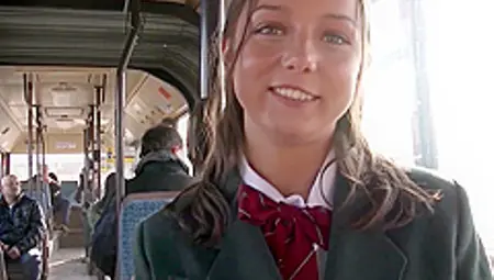 Young Girl Has Anal Sex On The Public Bus