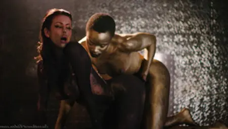 Lesbian Erotic Art Video Featuring Ebony Porn Actress Ana Foxxx