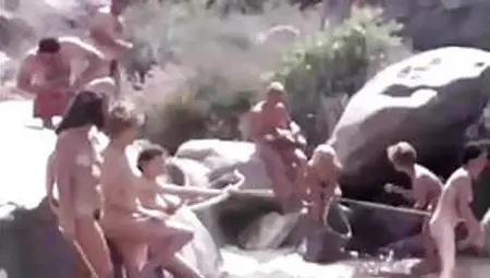 Nudist Families Trip To The Mountains (1960s Vintage)