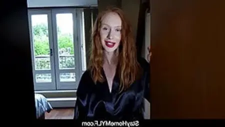 Pale Redhead MILF Staying Home Fucks Her Ex From Your POV