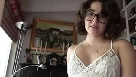 Leana Lovings Is A Nerdy Sweetheart With Glasses Who Loves To Have Sex With Her Studying Buddy