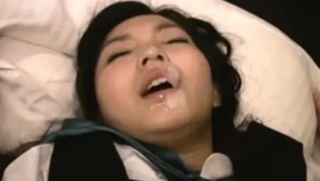 Japanese Girl Blowjob Facial Glasses