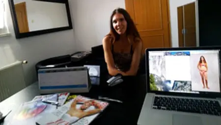 The Job Interview With A Nice Brunette Goes Wrong In The Hottest Way