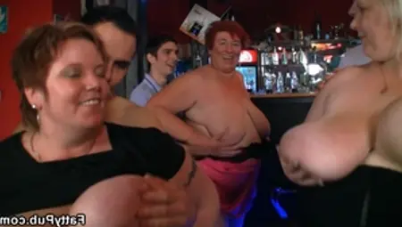 Fat Matures Wanting A Group Sex At The Pub
