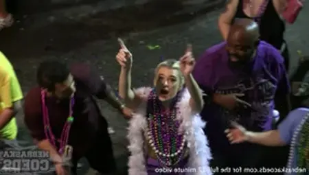 More Hottie Mardi Gras Girl Action From Our Bourbon Street Condo