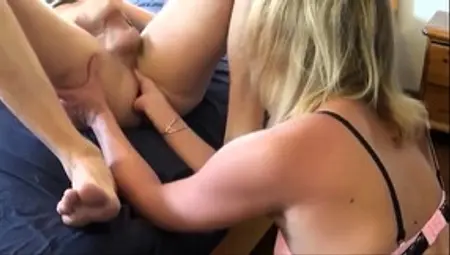 Girl Makes Husband Cum Twice With Wild Prostate Massage
