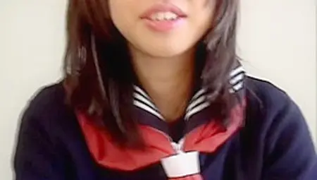 Kaori Cum On Tit In School Uniform