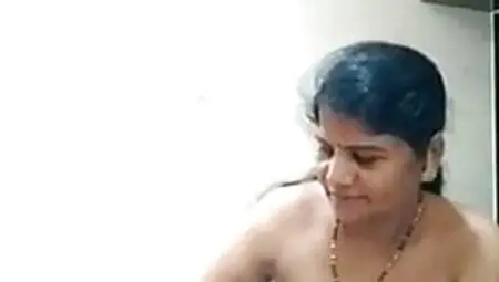 Indian Mom Having Good Time With Her Son