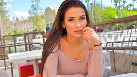 Sexy Olivia Lifts Her Dress And Uses A Butt Plug Outdoors