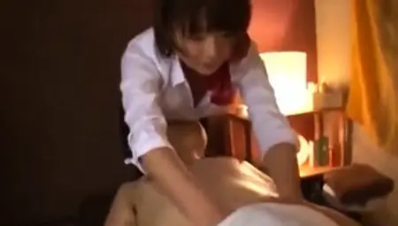 Subtitle Japanese Hotel Massage With Blowjob In HD