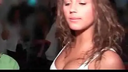 Boob Flaunting Nasty Chicks Dancing Erotically In The VIP Room