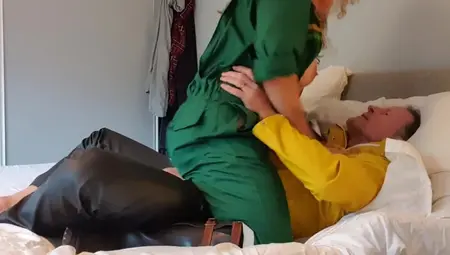 Farmer Chick Ride Gigantic Dick Into Bed - Huge Boobies