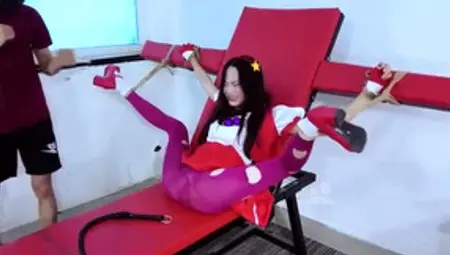 Adorable Japanese Teen In Costume Gets Trained In Bondage
