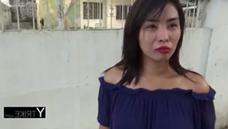 Petite Asian Teen Is Trading Sex For Money With This Horny Tourist.