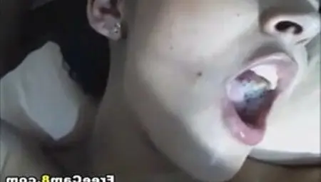 Girl Eats Boy&rsquo;s Cock And He Cums In Her Mouth
