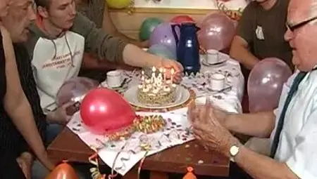 Grandpas 80th Birthday Gang Bang Party